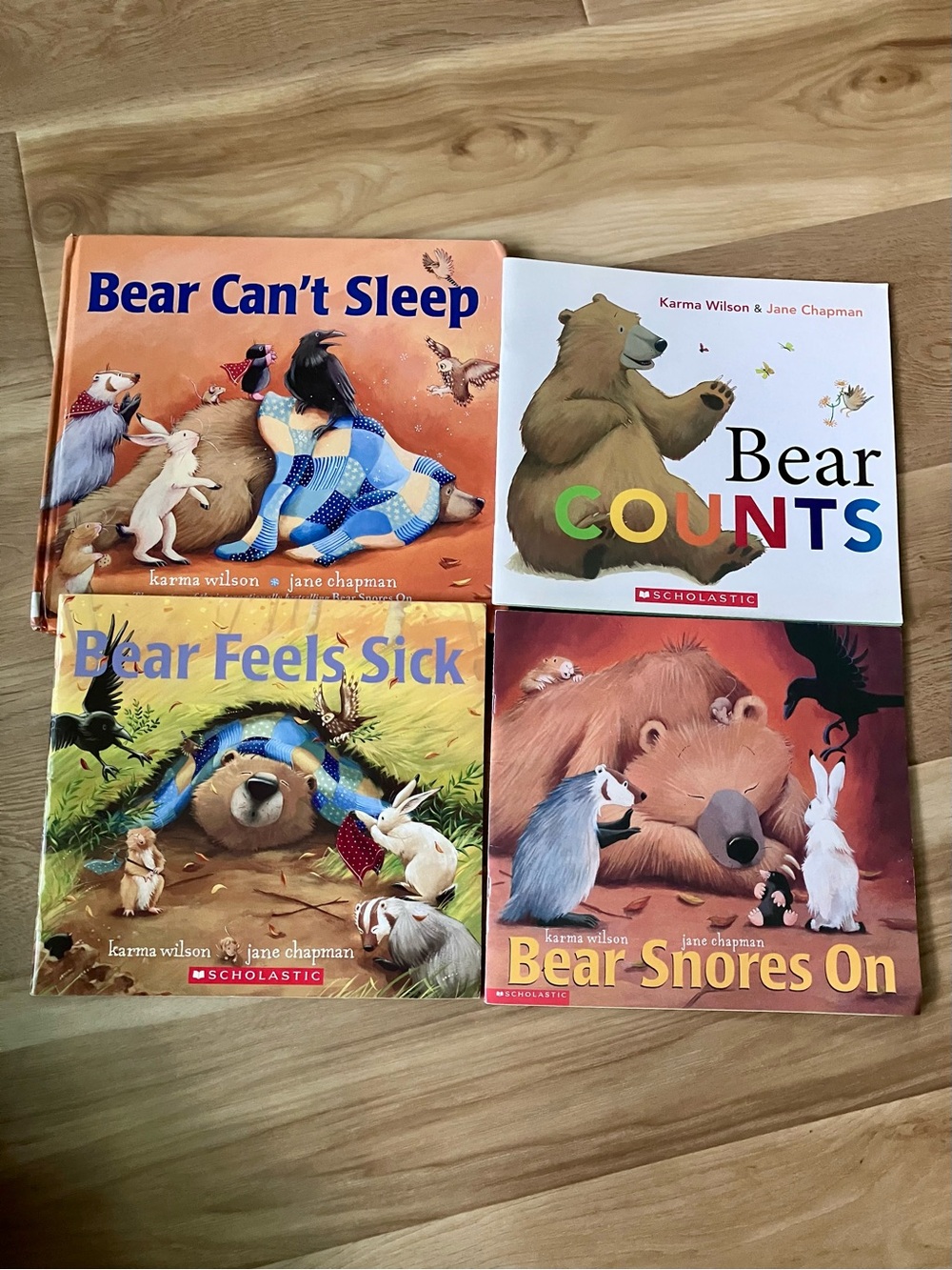 4 Bear Book by Karma Wilson & Jane Chapman